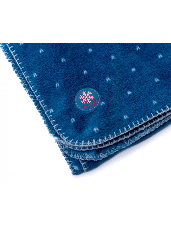 Manta tejido pelo estampado...