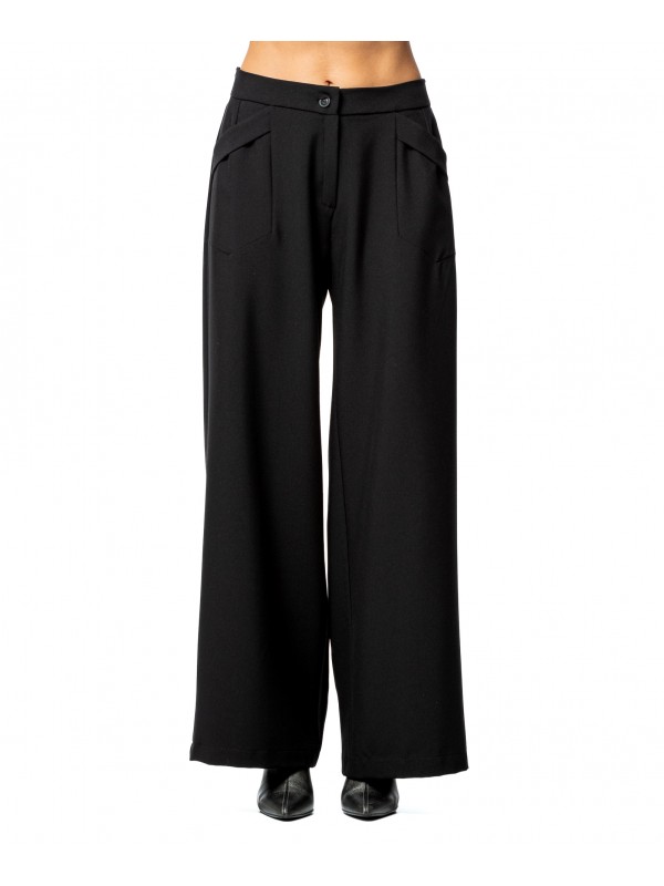 Pantalón mujer elástico de...