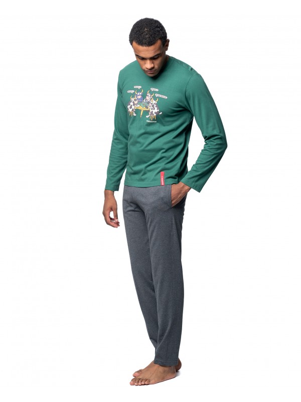 Cows printed men pyjama - Mus
