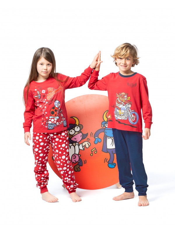 Pijama infantil mariquita